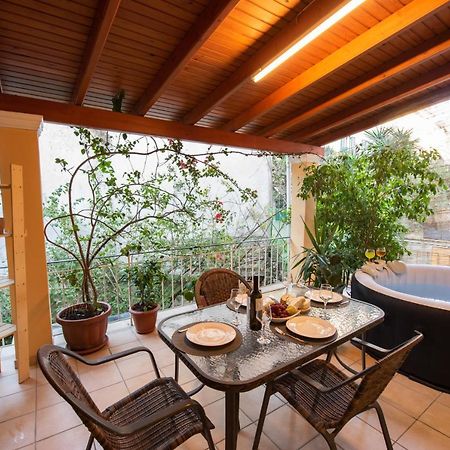 Luxury Katrinas Apartment With Outdoor Jacuzzi Corfu  Eksteriør billede