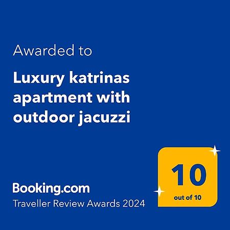 Luxury Katrinas Apartment With Outdoor Jacuzzi Corfu  Eksteriør billede